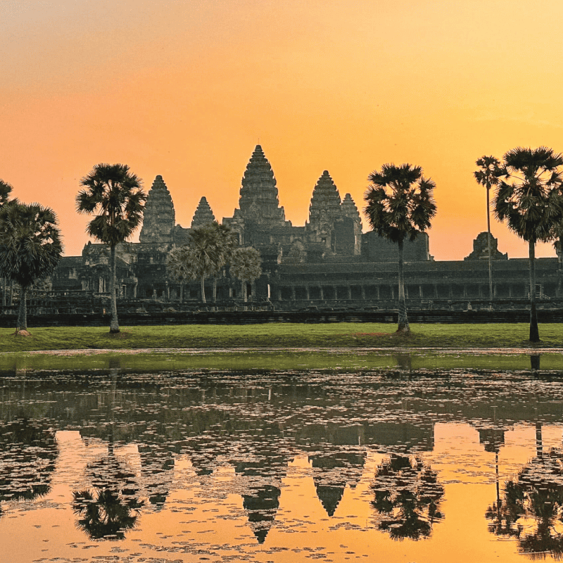 Lever du soleil · Angkor Wat · 5h30
